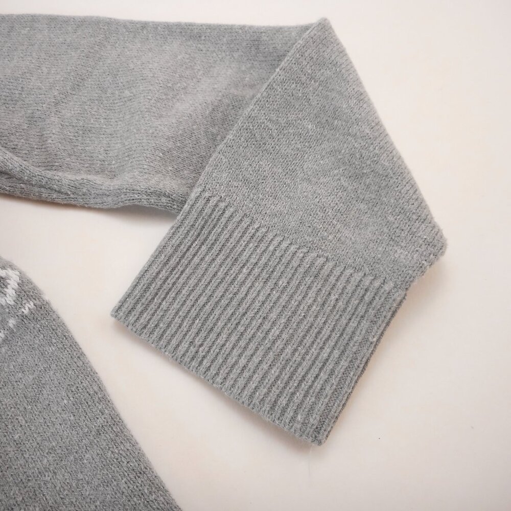 Disney Jumping Bean Little Boy sz 5 Mickey Mouse Knit Sweater Gray Cotton Blend - Picture 9 of 11